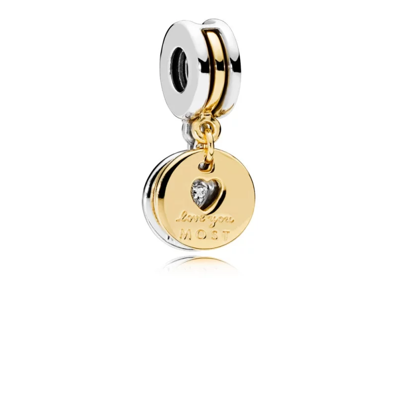 (image pour) Charm pendentif Toujours Plus d’Amour PANDORA France - 767243CZ - Afficher 2