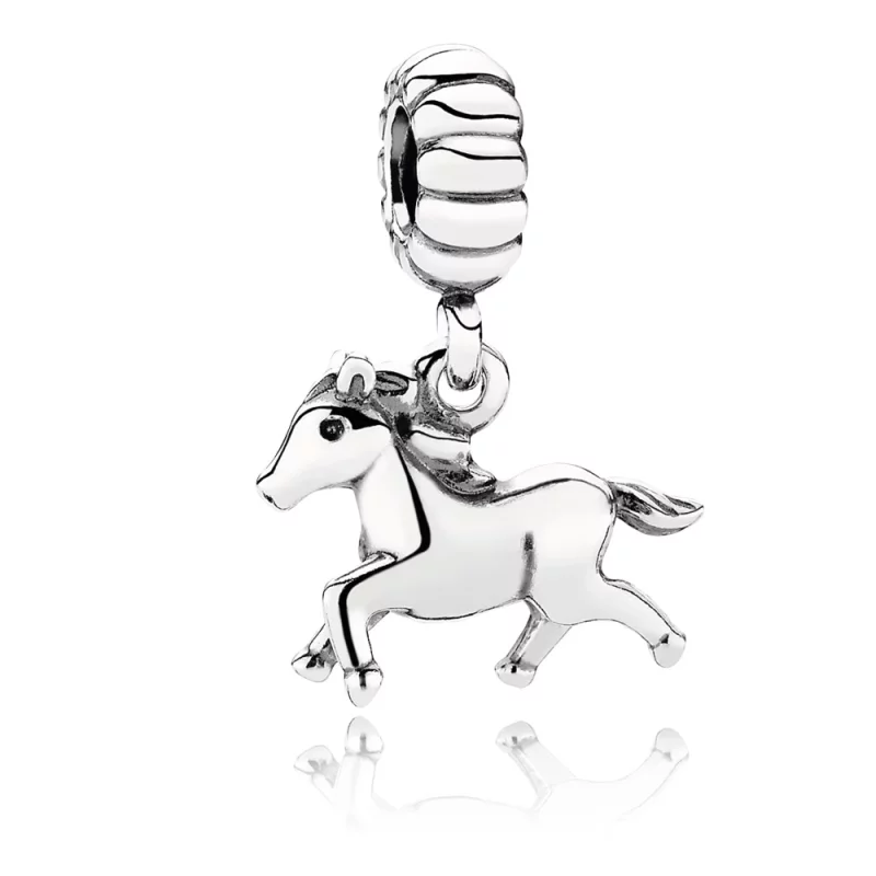 (image pour) Charm Pendentif Zodiaque Chinois Cheval Pandora - 791099 