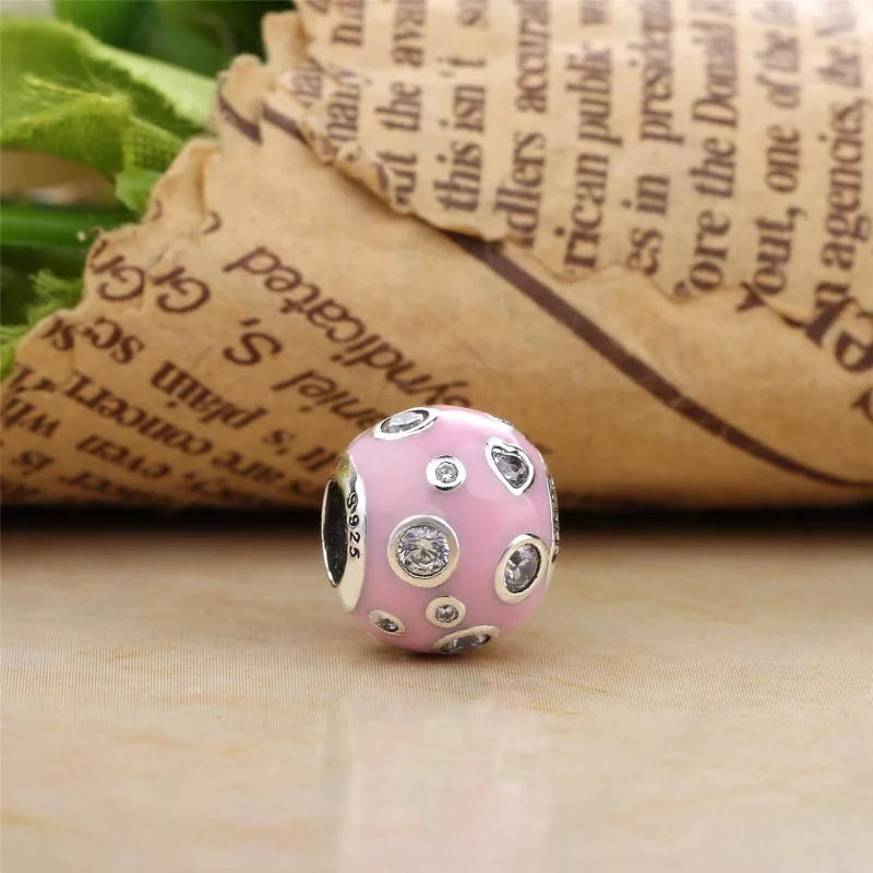 (image pour) Charm Rêves Roses Nacrés PANDORA France - 797033EN153 - Afficher 2