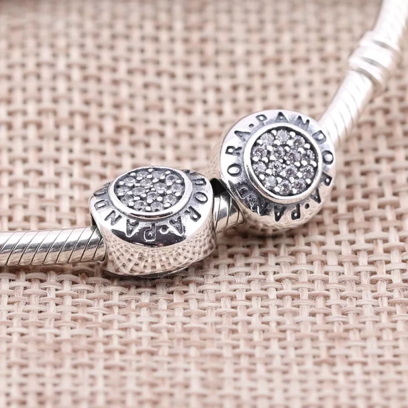 (image pour) Charm Signature PANDORA - 791414CZ - Afficher 2