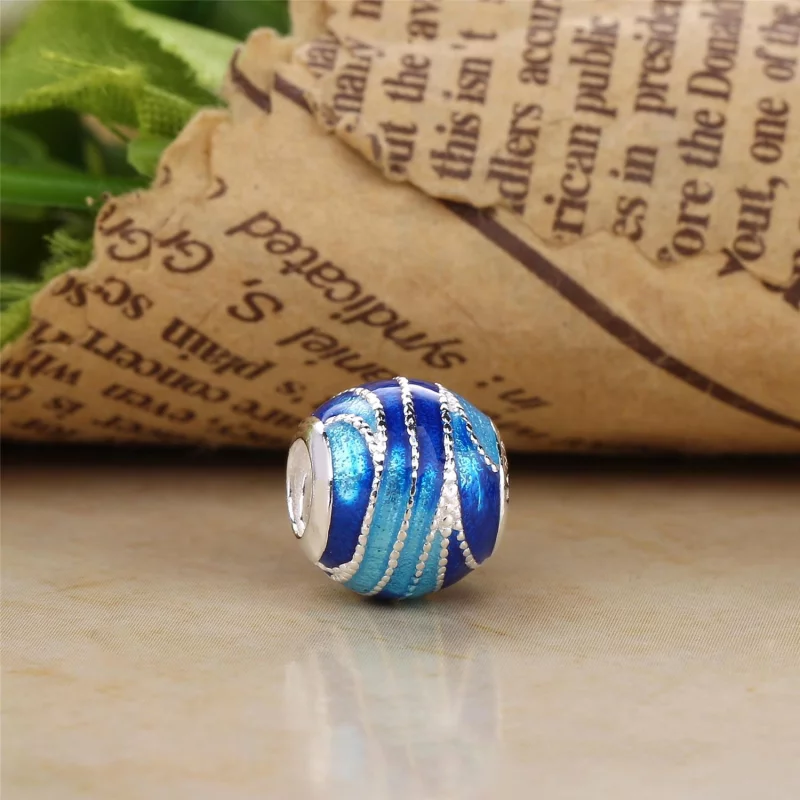 (image pour) Charm Volutes Bleues PANDORA France - 797012ENMX - Afficher 2