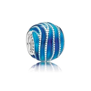 (image pour) Charm Volutes Bleues PANDORA France - 797012ENMX