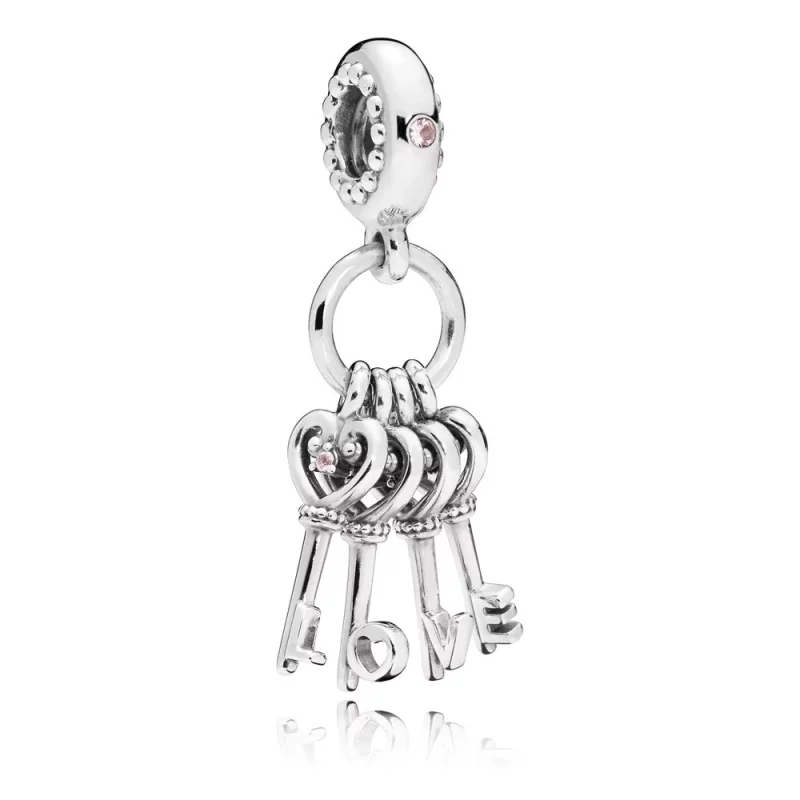 (image pour) Clefs de l'Amour, charm pendant PANDORA France - 797654NPMMX