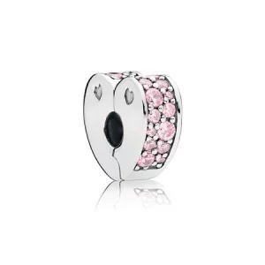 (image pour) Clip Arcs de l’Amour Roses PANDORA France - 797020PCZ