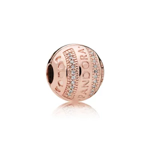 (image pour) Clip Cœurs Signature PANDORA 787433CZ