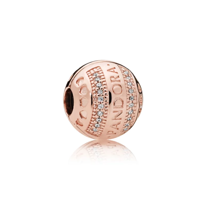 (image pour) Clip Cœurs Signature PANDORA 787433CZ