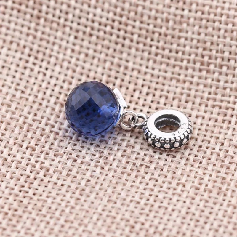 (image pour) Charm Pendentif Lune et Etoile Bleu Nuit - PANDORA - 791392NBC - Afficher 2