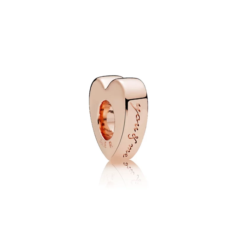(image pour) Espaceur Deux Cœurs PANDORA Rose™ - 786559CZR - Afficher 2