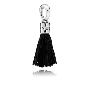 Espaceur Pompon Noir PANDORA France - 797212CBK (image pour) Espaceur Pompon Noir PANDORA France - 797212CBK
