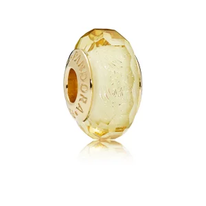 (image pour) Murano Facetté Doré, charm PANDORA France - 767647
