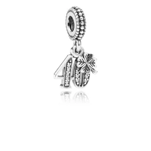 (image pour) PANDORA - 40 ans d'amour, cz incolore