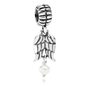 (image pour) PANDORA - Ange gardien, perle blanche - 790975P - Charms