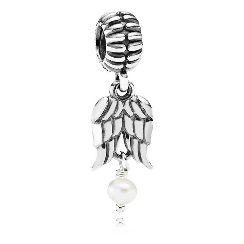 (image pour) PANDORA - Ange gardien, perle blanche - 790975P - Charms