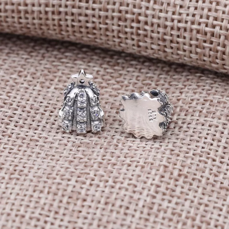 (image pour) PANDORA - Arbre de Noël, cz incolore - 791239CZ - Charms - Afficher 2