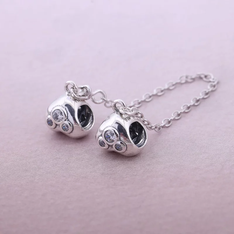 (image pour) PANDORA - Chaîne de Confort Disney, Cœur de Mickey - 791704CZ - Afficher 2