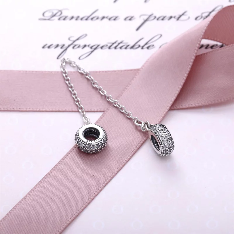 (image pour) PANDORA - Chaîne de Confort Inspiration Pavée - 791736CZ - Afficher 3