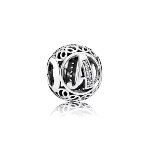 (image pour) PANDORA - Charm A ancien - 791845cz
