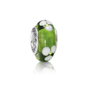 (image pour) PANDORA - Charm argent Vert - 790614