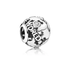 (image pour) PANDORA - Charm Around the World Ajouré - 791718CZ