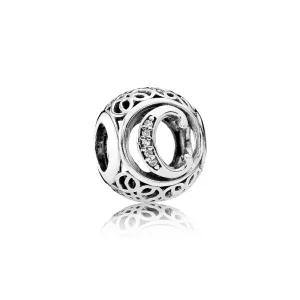 (image pour) PANDORA - Charm C ancien - 791847cz