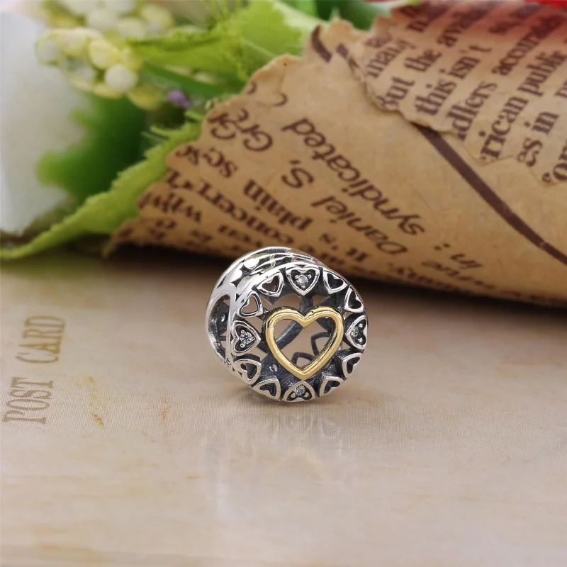 (image pour) PANDORA - Charm Cercle de l'Amour Ajouré - 792009CZ - Afficher 4