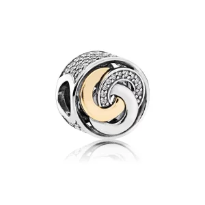 (image pour) PANDORA - Charm Cercles Imbriqués - 792090cz