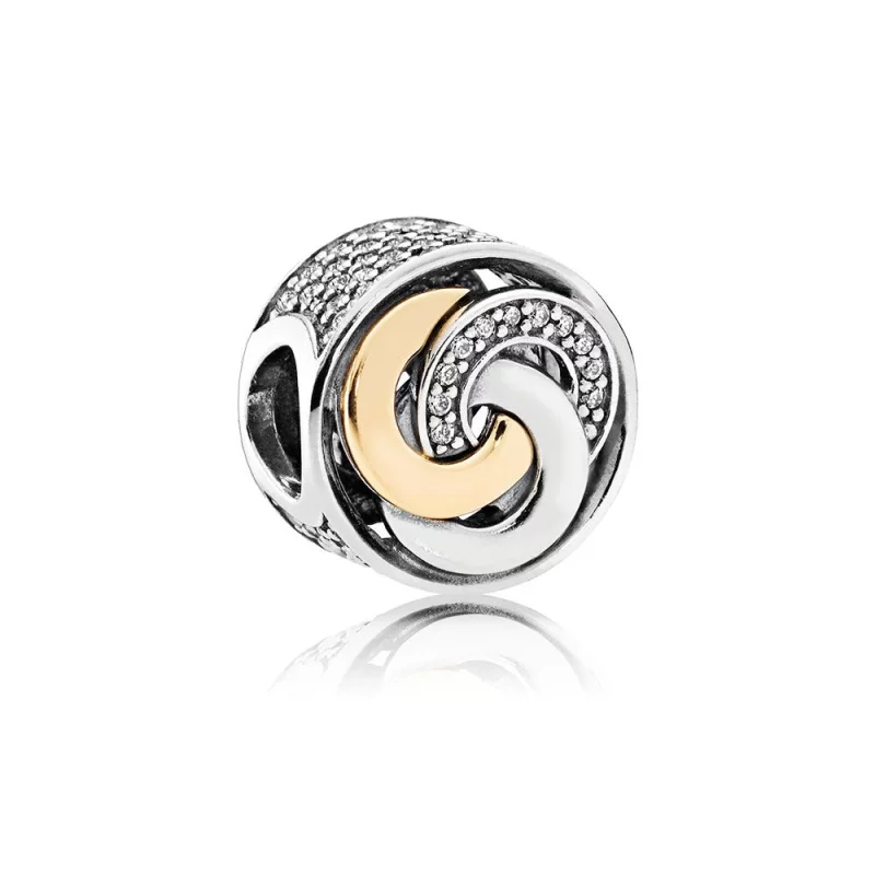 (image pour) PANDORA - Charm Cercles Imbriqués - 792090cz