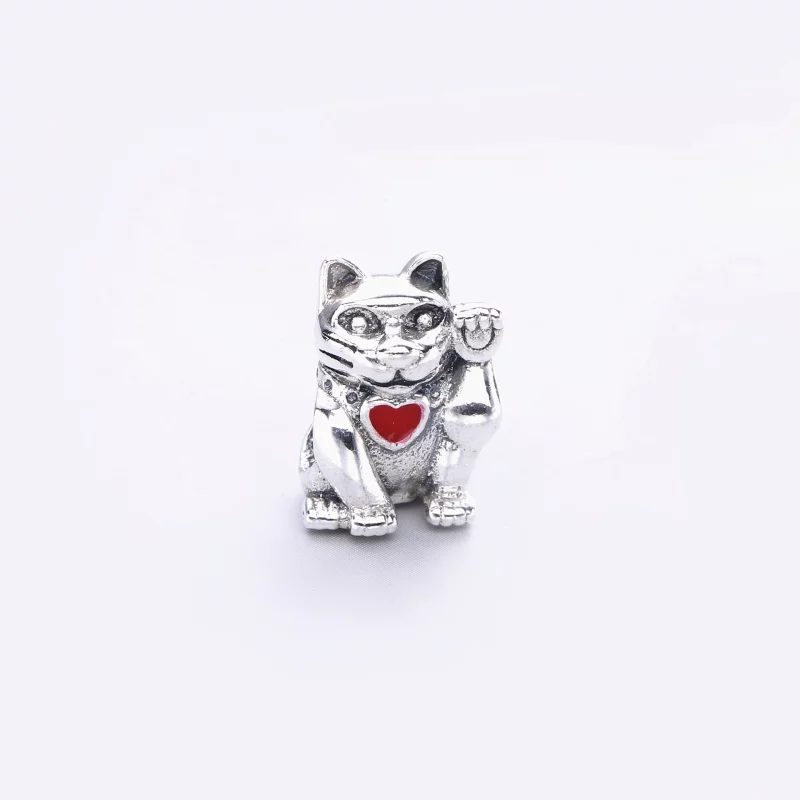 (image pour) PANDORA - Charm Chat Porte-Bonheur - 790989EN05 - Afficher 3