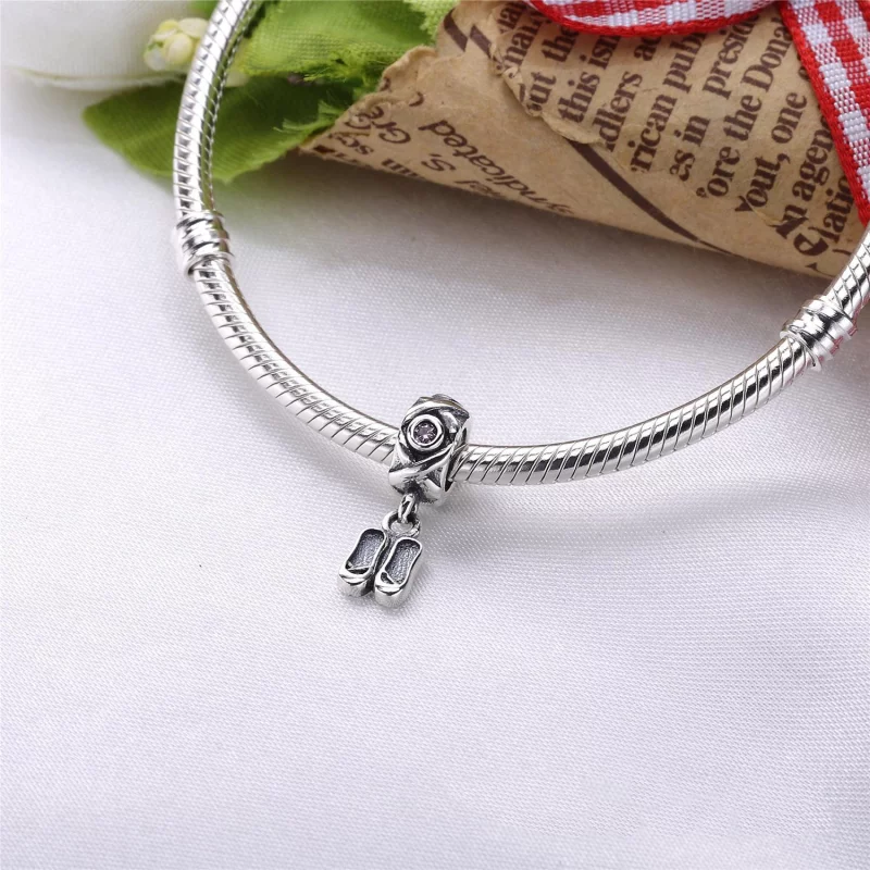 (image pour) PANDORA - Charm Chaussons de Danse - 790520PCZ - Afficher 3