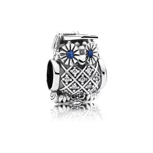 (image pour) PANDORA - Charm Chouette de Dipl&ocirc;mée - 791502NSB