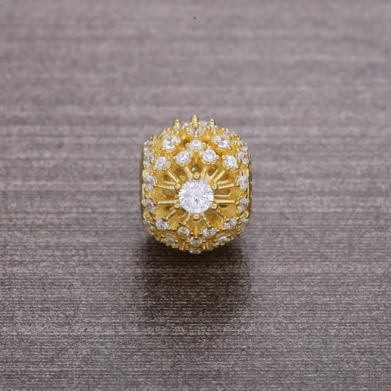 (image pour) PANDORA - Charm éclat Intérieur Ajouré Or - 750838CZ - Afficher 2