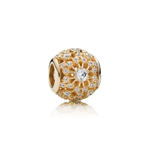 (image pour) PANDORA - Charm éclat Intérieur Ajouré Or - 750838CZ