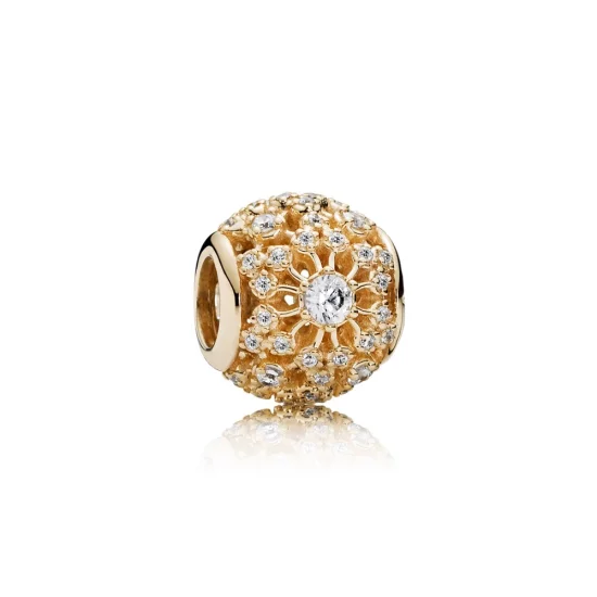 (image pour) PANDORA - Charm éclat Intérieur Ajouré Or - 750838CZ