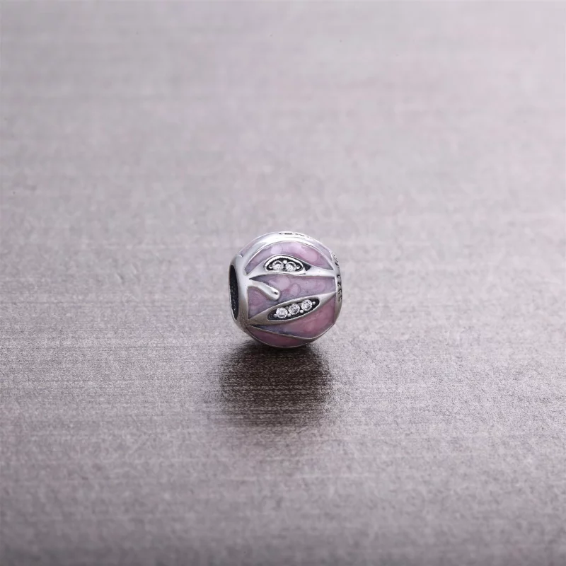 (image pour) PANDORA - Charm éclat naturel rose - 791969PCZ - Afficher 2