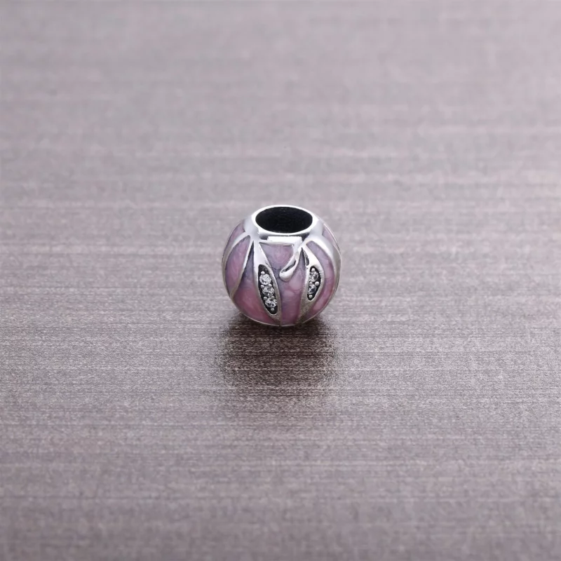 (image pour) PANDORA - Charm éclat naturel rose - 791969PCZ - Afficher 3
