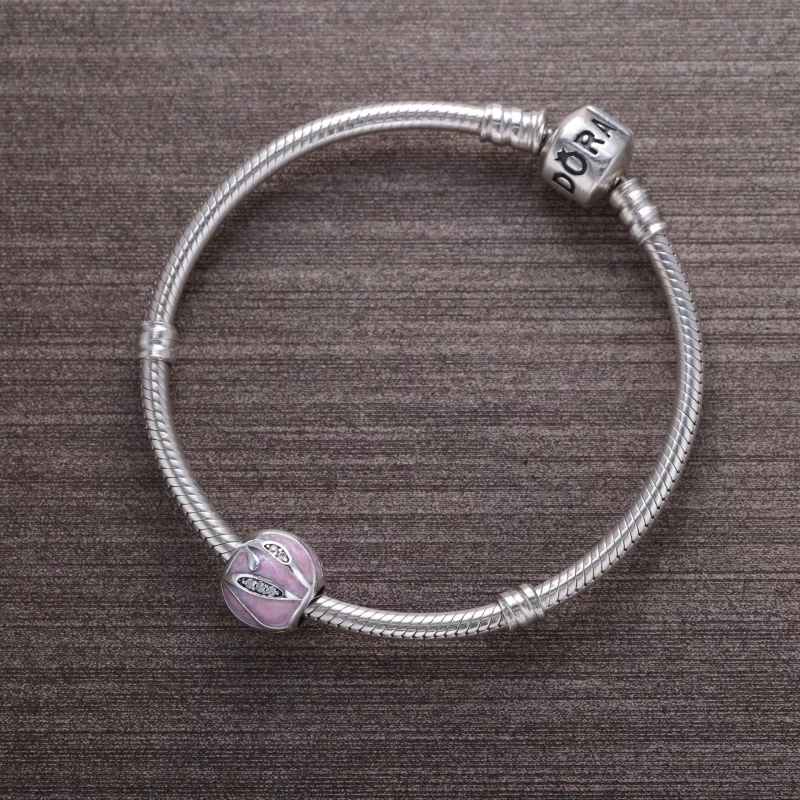 (image pour) PANDORA - Charm éclat naturel rose - 791969PCZ - Afficher 4