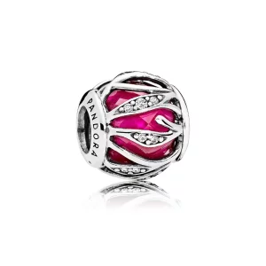 (image pour) PANDORA - Charm éclat Naturel Rouge Royal - 791969SRU