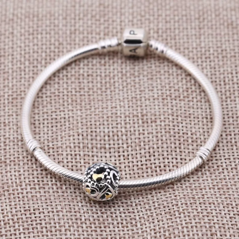 (image pour) PANDORA - Charm Coeur d'amour Openwork - 791372 - Afficher 3