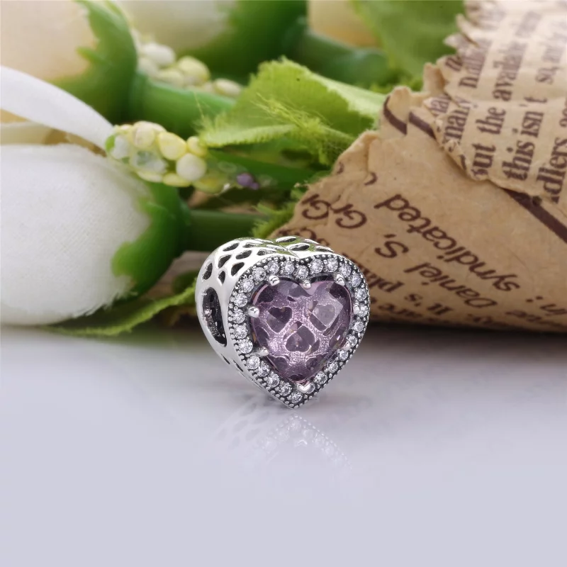 (image pour) PANDORA - Charm Coeurs radiants - 791725 - Afficher 2