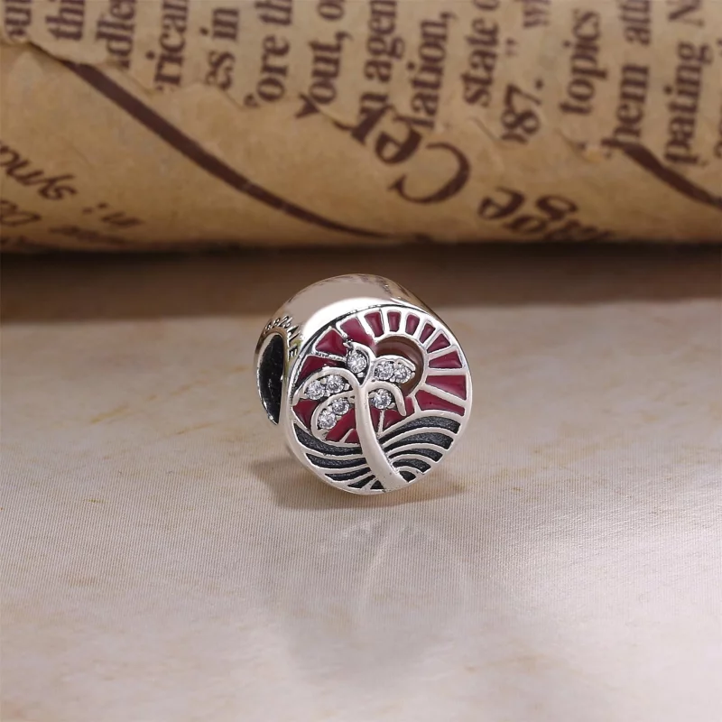 (image pour) PANDORA - Charm Coucher de Soleil Tropical - 792116ENMX - Afficher 2