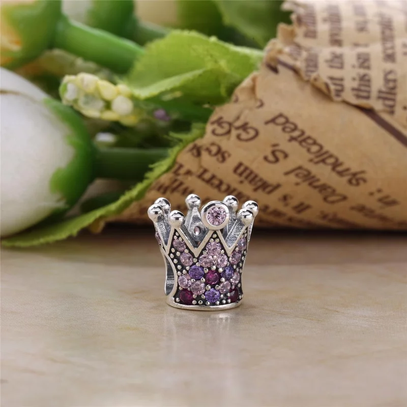 (image pour) PANDORA - Charm couronne Violet - PX0090-1 - Afficher 2