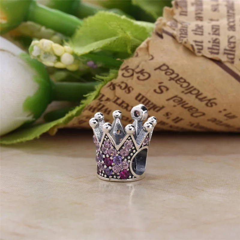 (image pour) PANDORA - Charm couronne Violet - PX0090-1 - Afficher 3