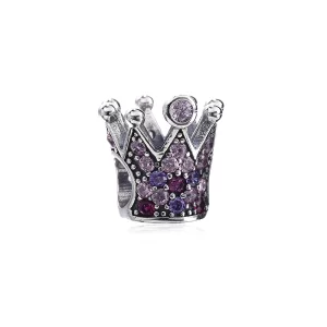 PANDORA - Charm couronne Violet - PX0090-1 (image pour) PANDORA - Charm couronne Violet - PX0090-1