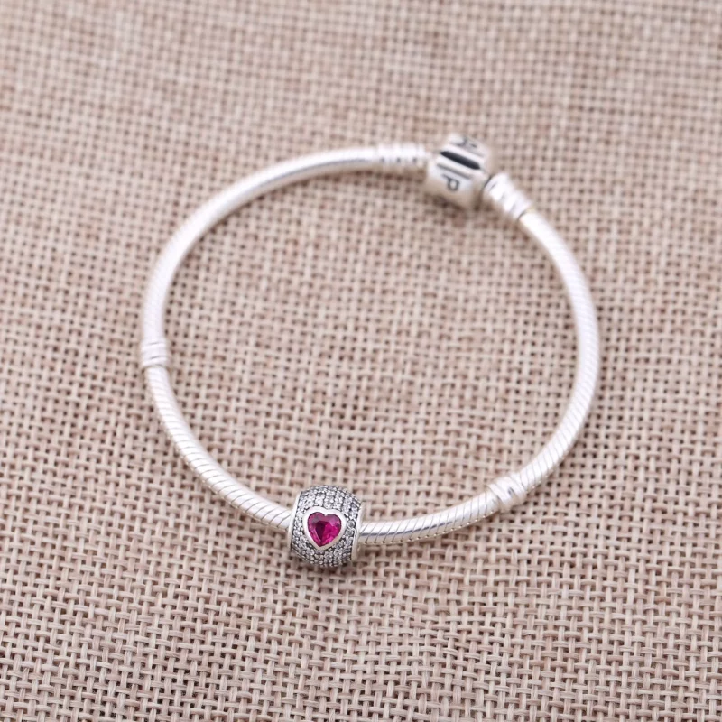 (image pour) PANDORA - Charm Cœur Fascinant - 791815CZS - Afficher 2