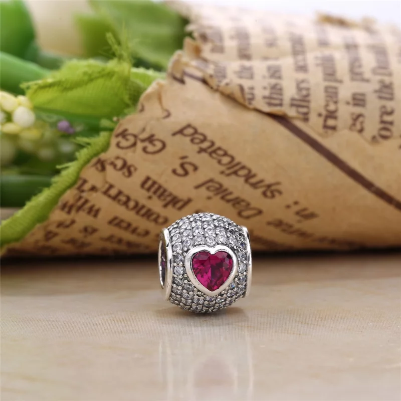 (image pour) PANDORA - Charm Cœur Fascinant - 791815CZS - Afficher 4