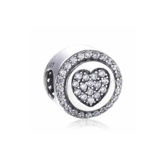 (image pour) PANDORA - Charm Cœur étincelant - PX00242-1B