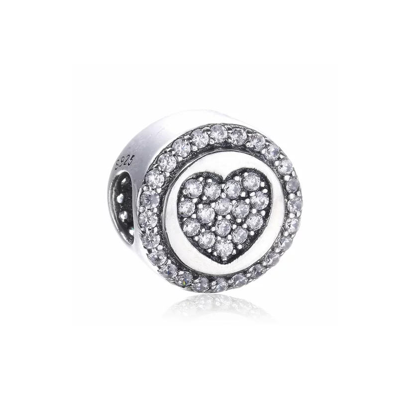 (image pour) PANDORA - Charm Cœur étincelant - PX00242-1B