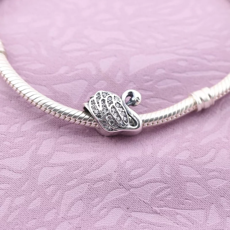 (image pour) PANDORA - Charm Cygne Majestueux - 791732CZ - Afficher 2