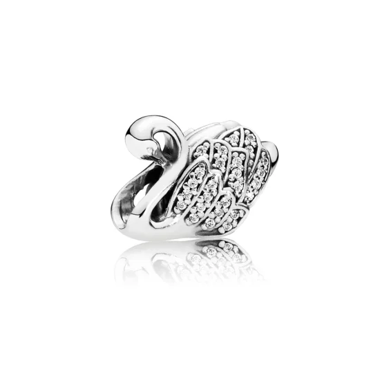 (image pour) PANDORA - Charm Cygne Majestueux - 791732CZ
