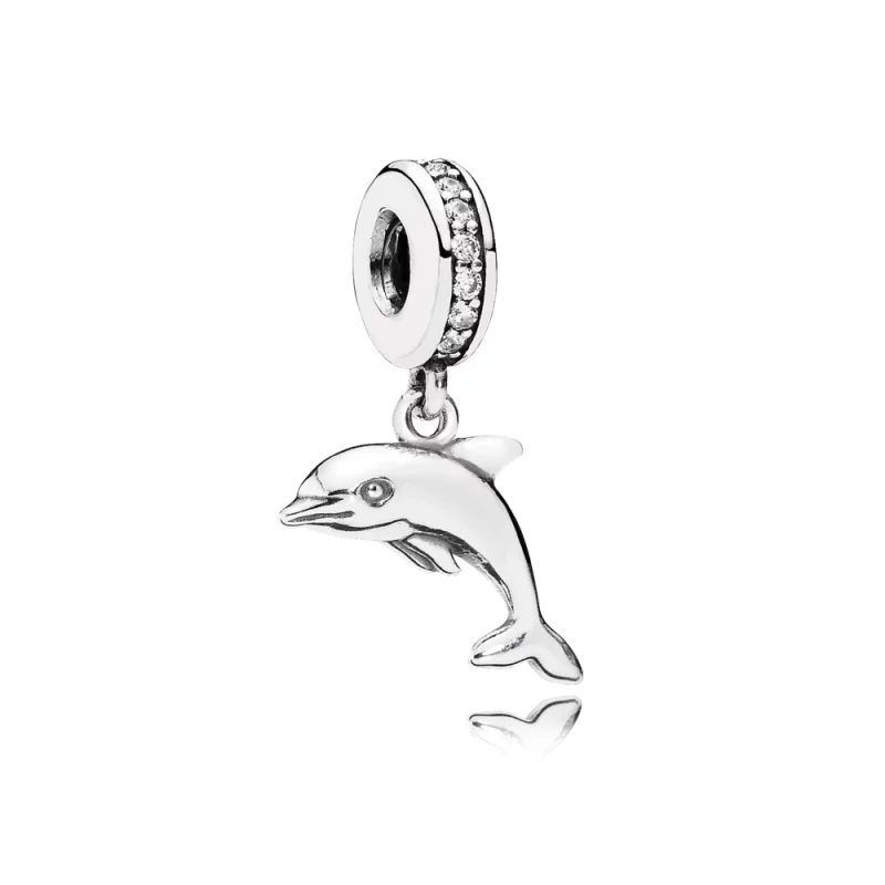 (image pour) PANDORA - Charm Dauphin Joueur - 791541CZ